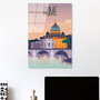 Wallity Cuadro Decorativo de Vidrio Templado Multicolor 30 x 45 cm